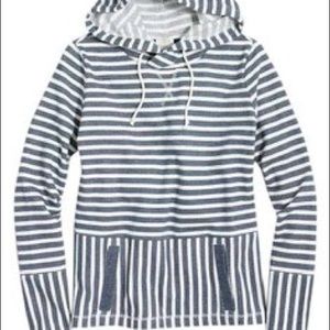 J Crew Striped Hoodie